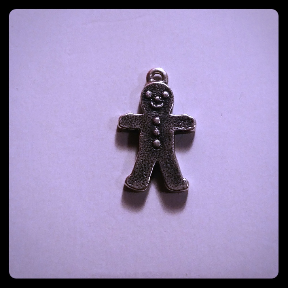 Gingerbread man charm